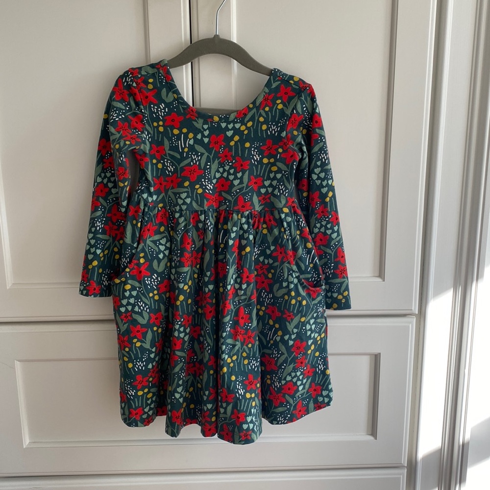 Hanna Andersson Holiday Skater Dress 3T